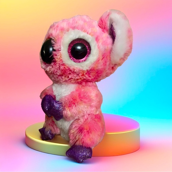 Ty Beanie Boo “Kacey” the Pink Koala (6 inch), Boo's Kacey ,Big Eyes A20 - Picture 4 of 7